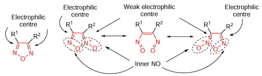 1,2,5-Oxadiazoles and their isomeric N-oxides