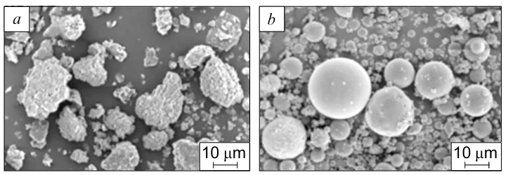 SEM images of silty clay (a) and flyash (b). Reproduced from Ref. 289 with permission from the American Society of Civil Engineers.