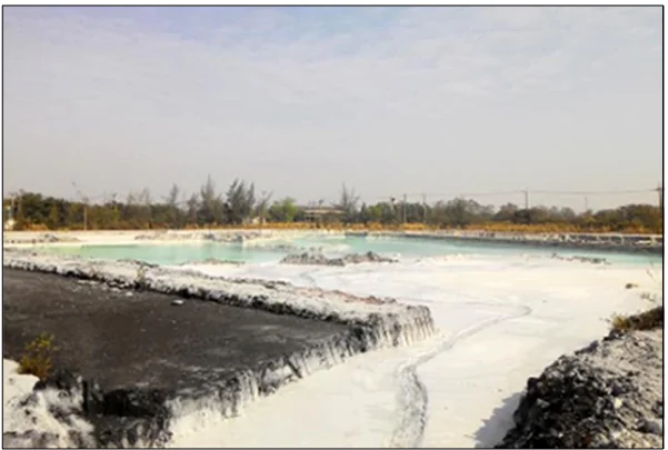 Disposal area of calcium carbide residue. Reproduced from Ref. 3 with permission from Springer.