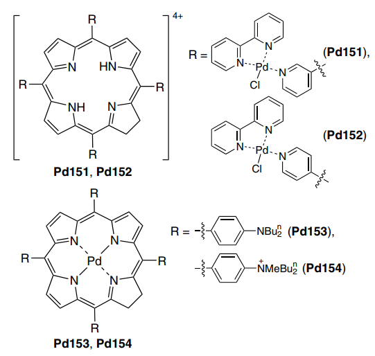 Structures Pd151 – Pd154