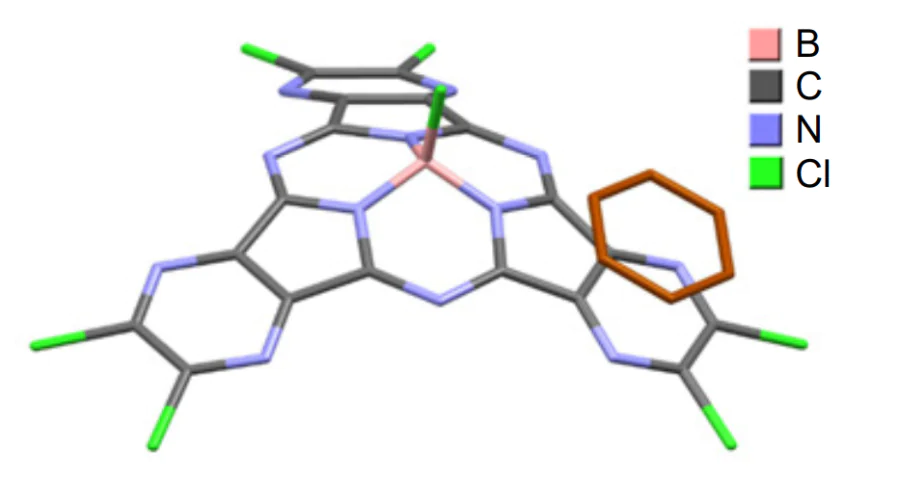 Molecular structure of sPz11 solvate (CCDC 2003907).