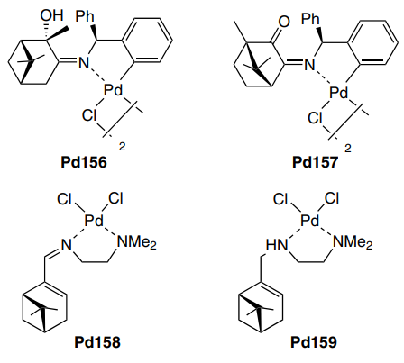 Structures Pd156 - Pd159