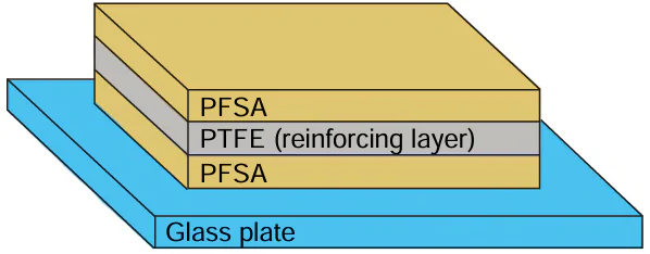 Design of the PTFE-reinforced membrane.